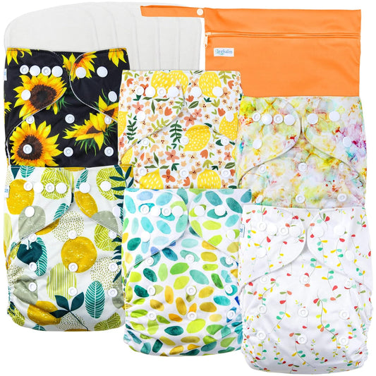 Leekalos Cloth Diapers: Reusable One Size - Fall Colors