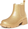 Girls Ankle Boots Chelsea Booties - Slip On Lug Sole Comfort