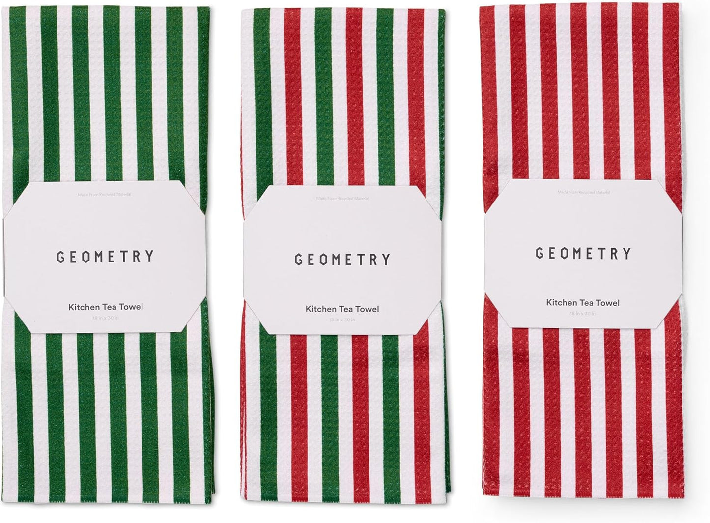GEOMETRY Christmas Kitchen Towels - Quick Dry Microfiber Cloth