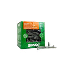SPAX #9 x 3-1/4 in Exterior Flat Head Deck Wood Screws - Rust
