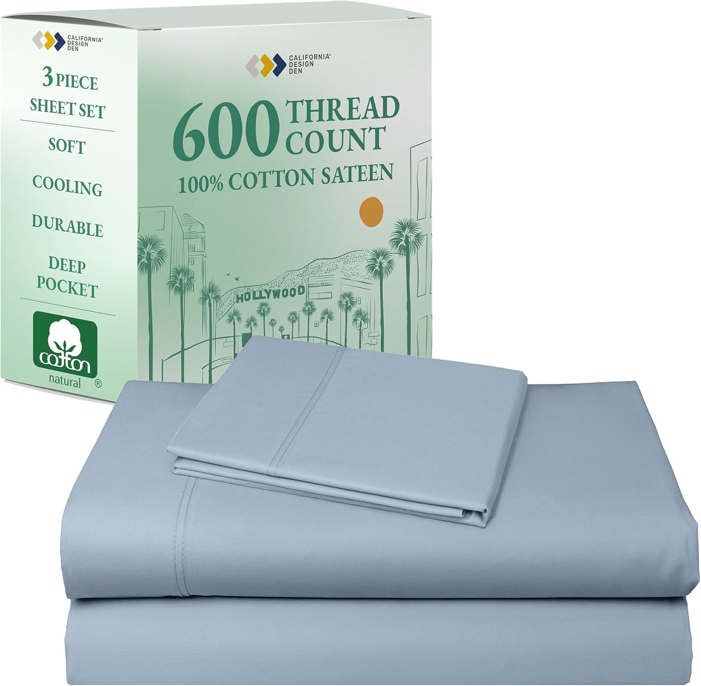 California Design Den Luxury Twin XL Sheet Set for Comfort