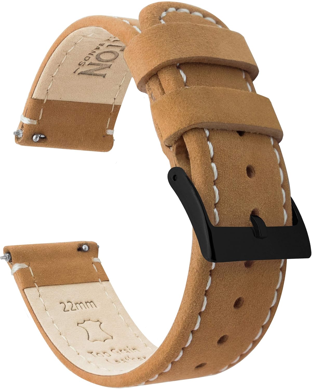 BARTON WATCH BANDS Top Grain Leather Bands for Apple Watch