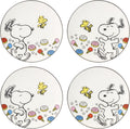 Lenox Chef Snoopy Accent Plates Set of 4 - Whimsical Everyday