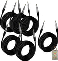 Fat Toad Guitar Cords ShieldedPRO X Series 6-Pack 20ft - Clear Tone