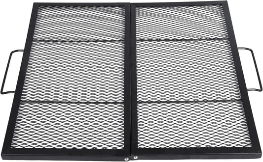 Lineslife Square Fire Pit Cooking Grill Grates for Outdoor BBQ