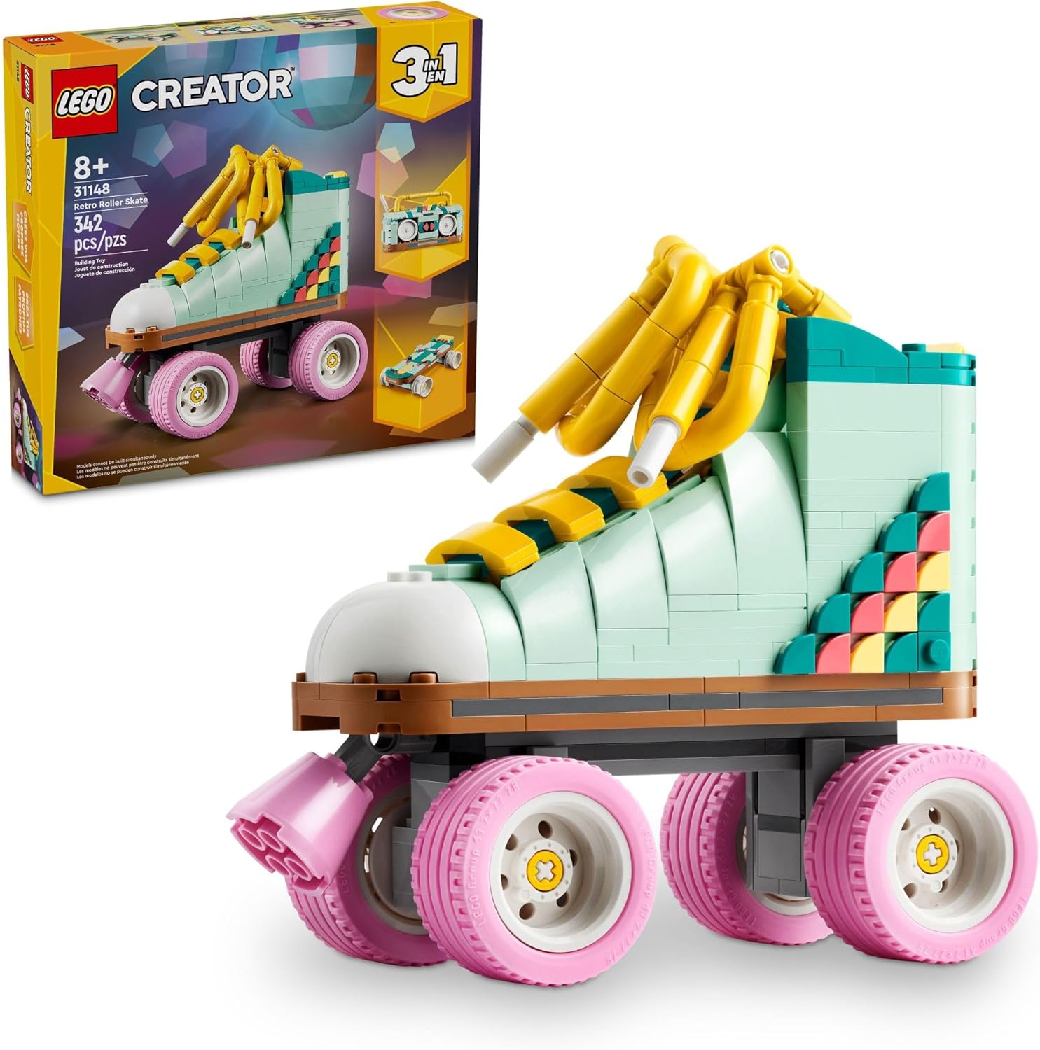 Transforming Roller Skate Kit for Kids 8+ by LEGO