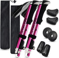 Covacure Collapsible Trekking Poles - Lightweight Hiking Sticks