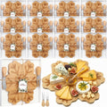 Christmas Charcuterie Board Gift Set with Cheese Knives and Forks