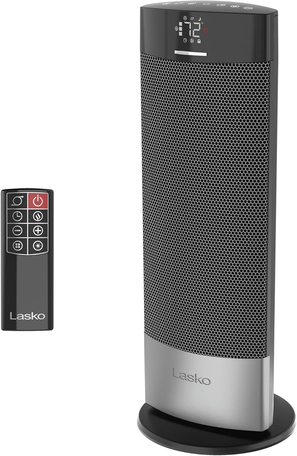 Lasko Ellipse Ceramic Tower Heater for Home with Remote Control