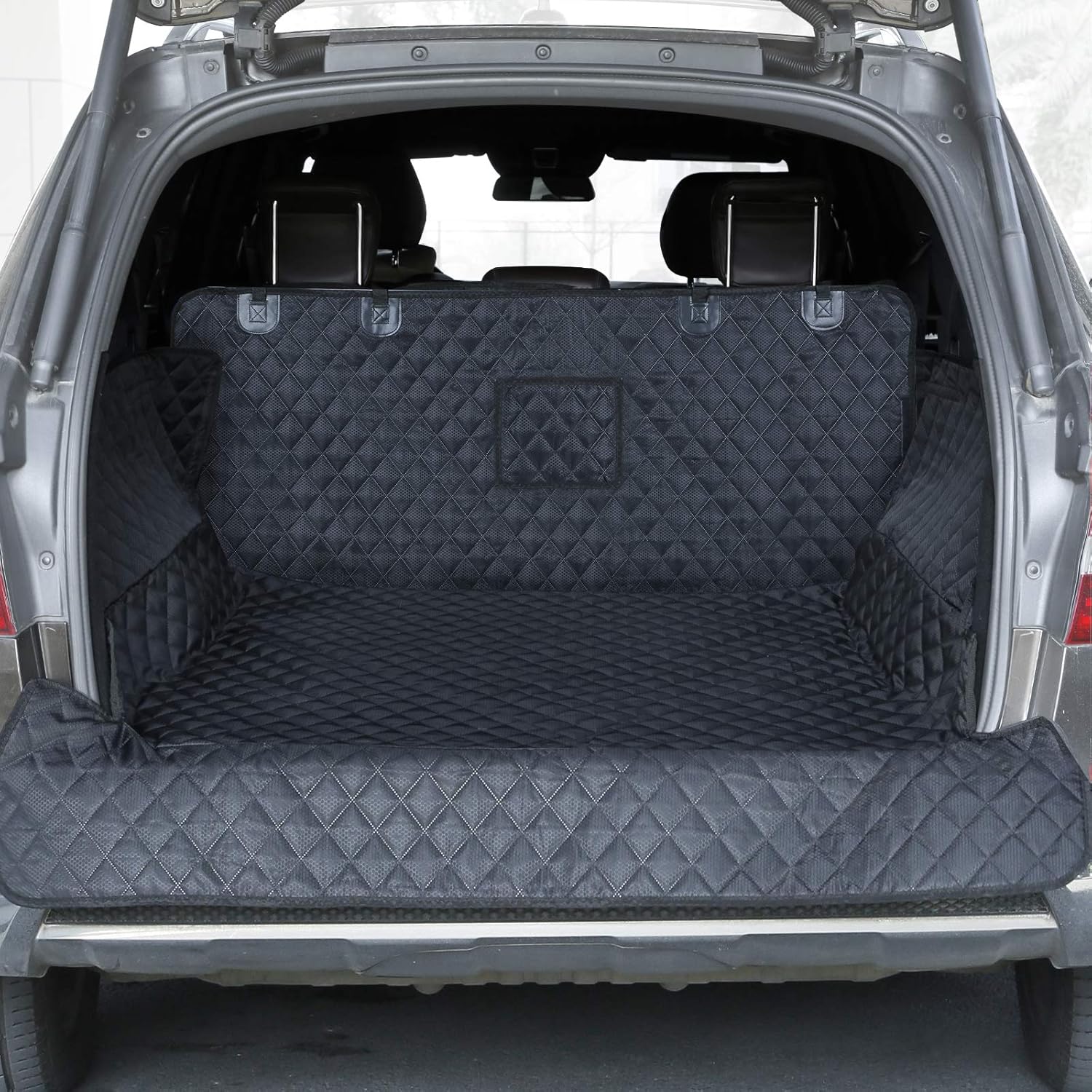 Waterproof SUV Dog Cargo Liner by PETICON, Non-Slip & Universal Fit