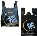 YoYoRain 855 Pack Black T-Shirt Bags for Grocery & Takeout