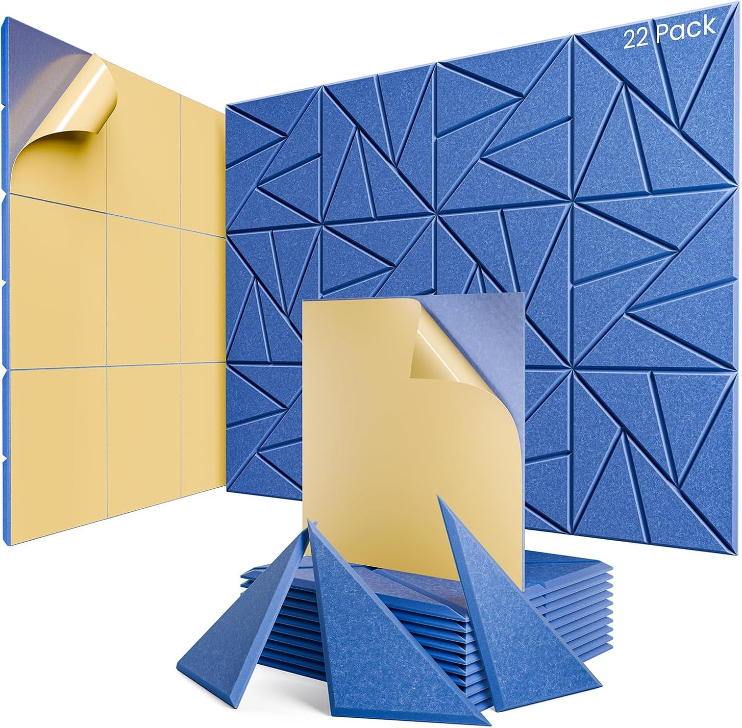 22 Pack Acoustic Panels for Soundproofing Home Studio Office