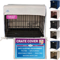Pet Dreams Dog Crate Cover 36ft - Breathable Kennel Topper for Double