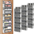5-Tier Over the Door Storage Organizer with 10 Side Mesh Pockets