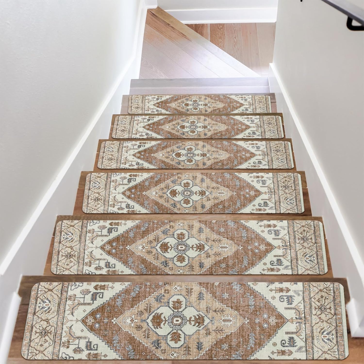 OJIA Super Non-Slip Stair Treads for Safety on Wooden Steps