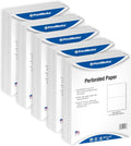 PrintWorks Professional Half Sheet Perforated Paper 8.5 x 11