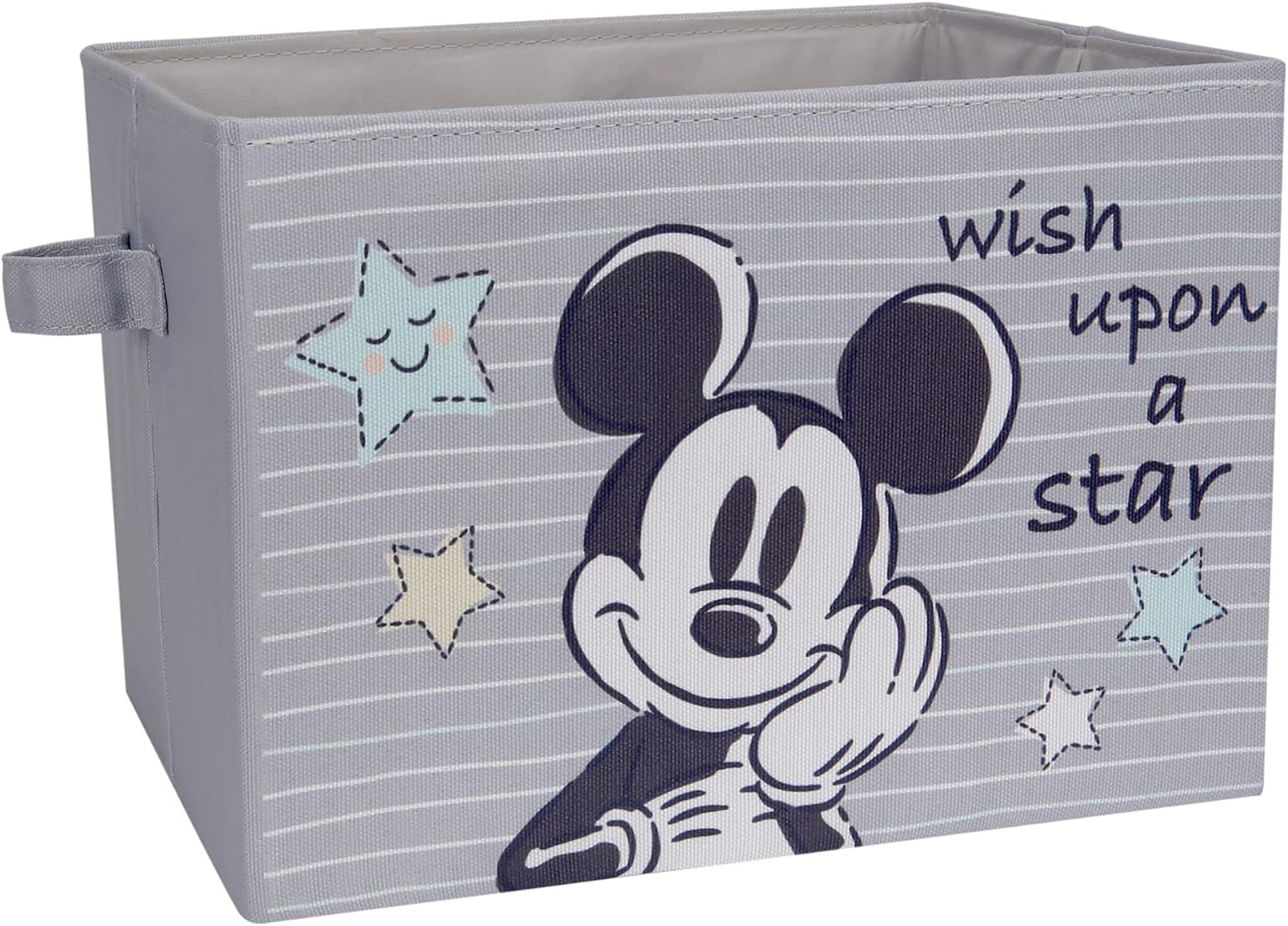 Mickey Mouse Gray Foldable Storage Basket by Lambs & Ivy
