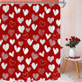 Romantic Love Heart Valentine's Day Shower Curtain