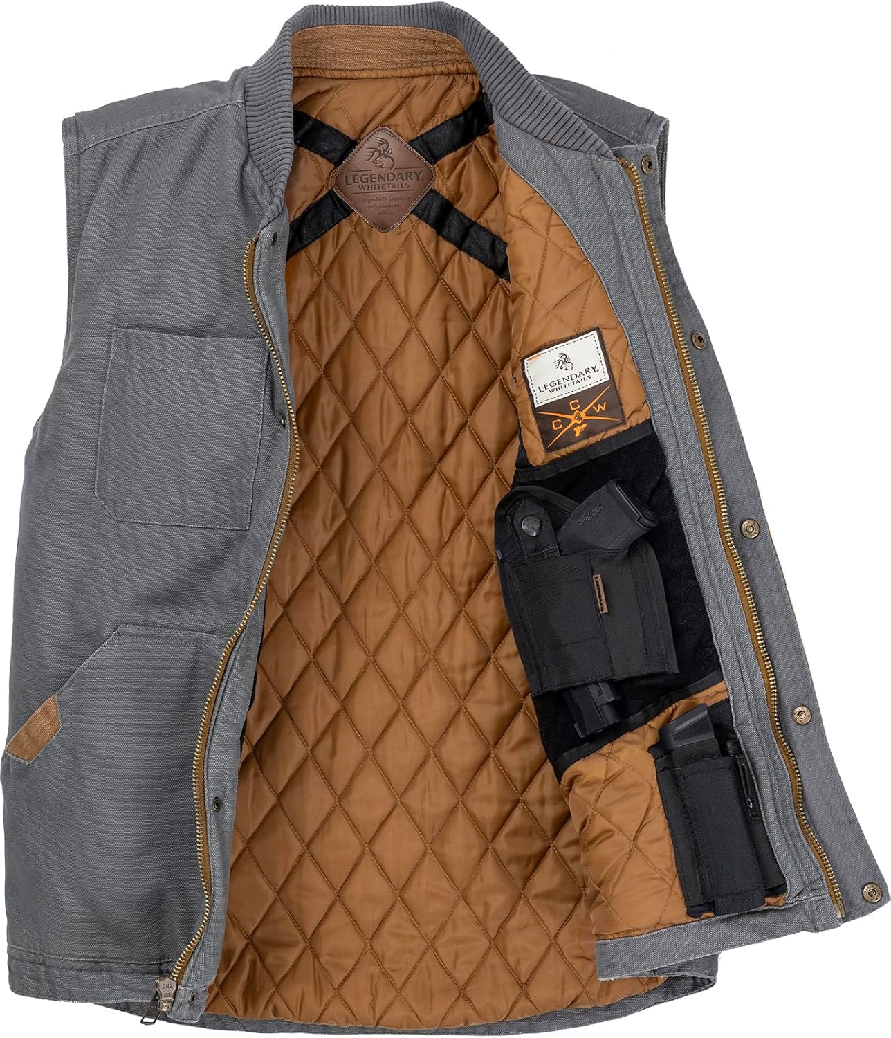 Legendary Whitetails Men's Concealed Carry CCW Vest for Comfort