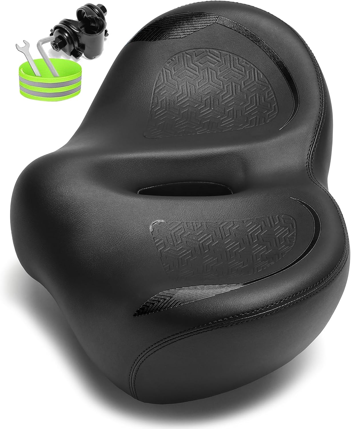 Noseless Oversized Bike Seat for Comfort on Any Bicycle