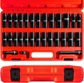 1/2 Inch Drive Deep Impact Socket Set, 29-Piece - Durable, Complete