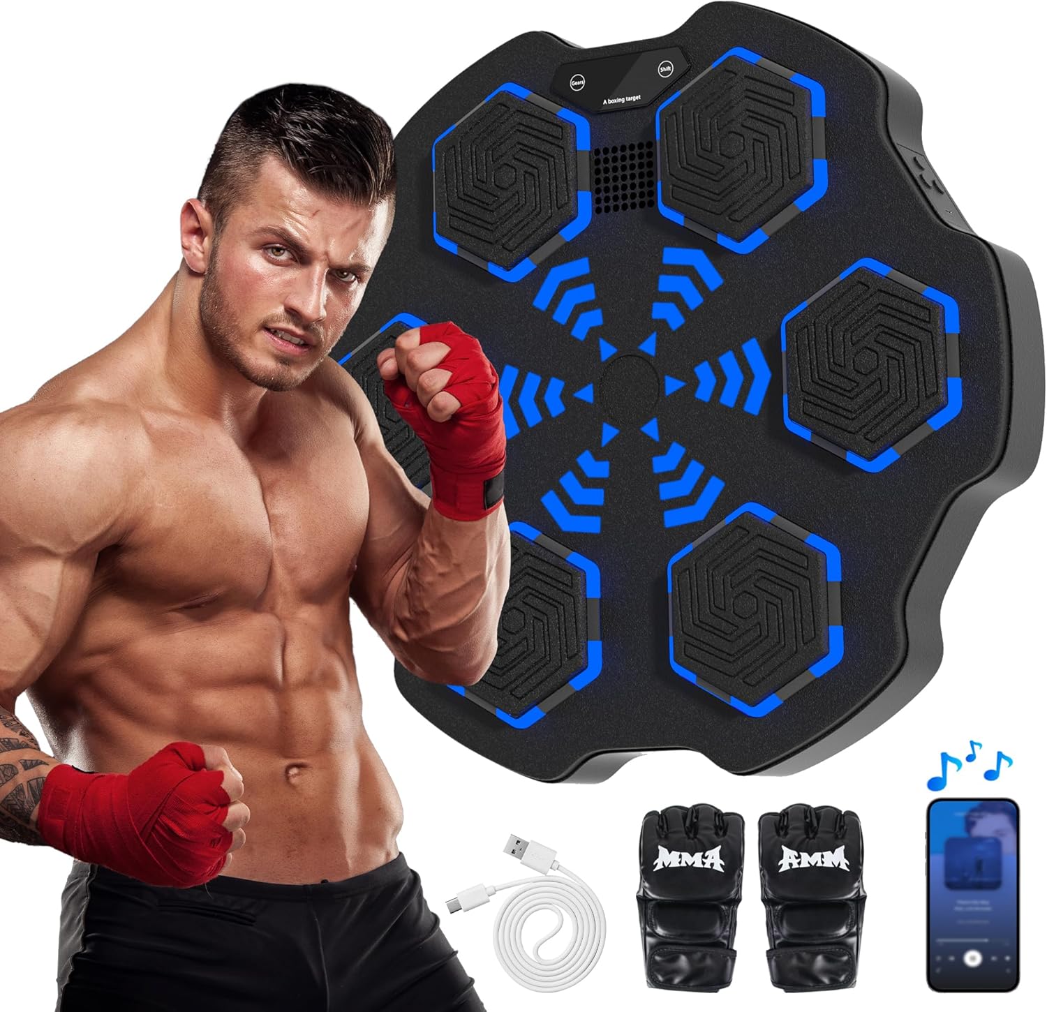 Interactive Bluetooth Boxing Trainer for Home Gyms