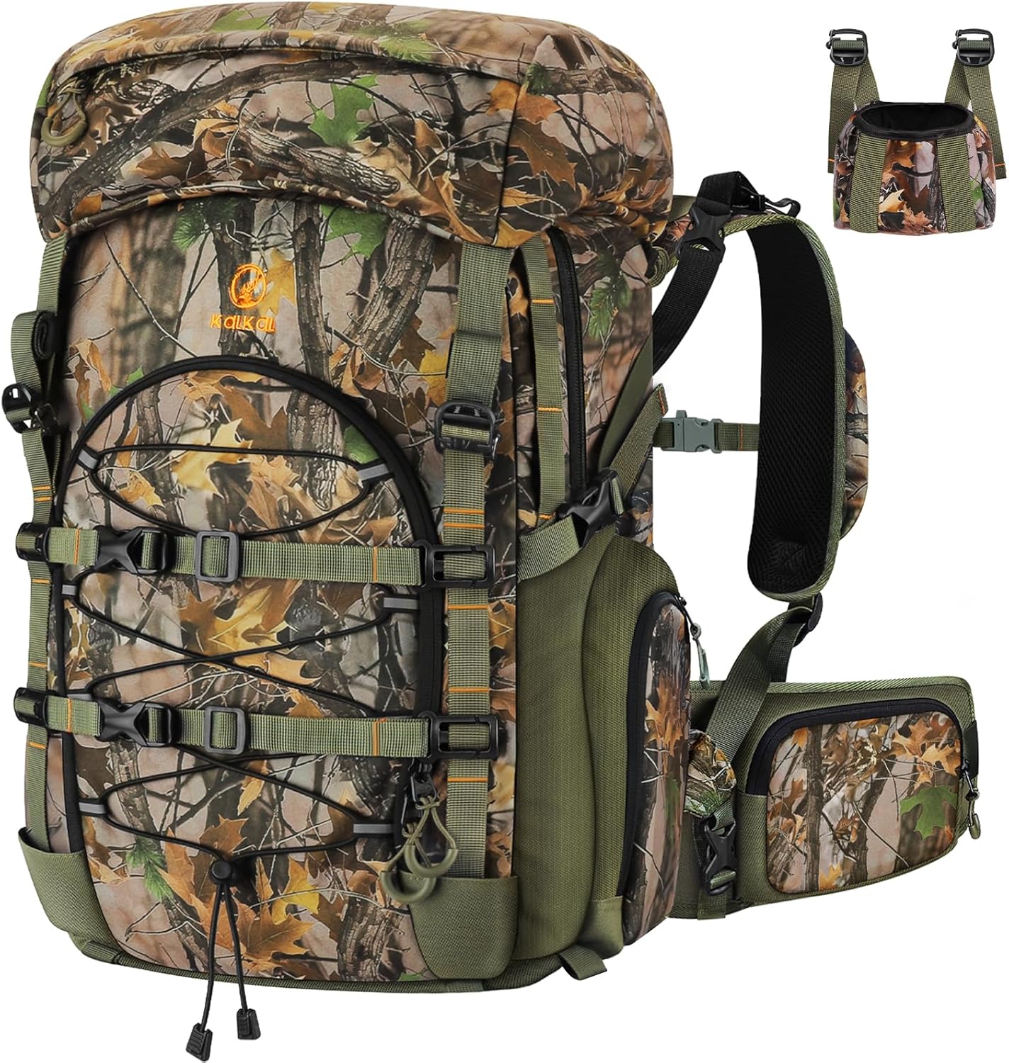 Kalkal Hunting Backpack with Quick-Release Rifle System for Comfort