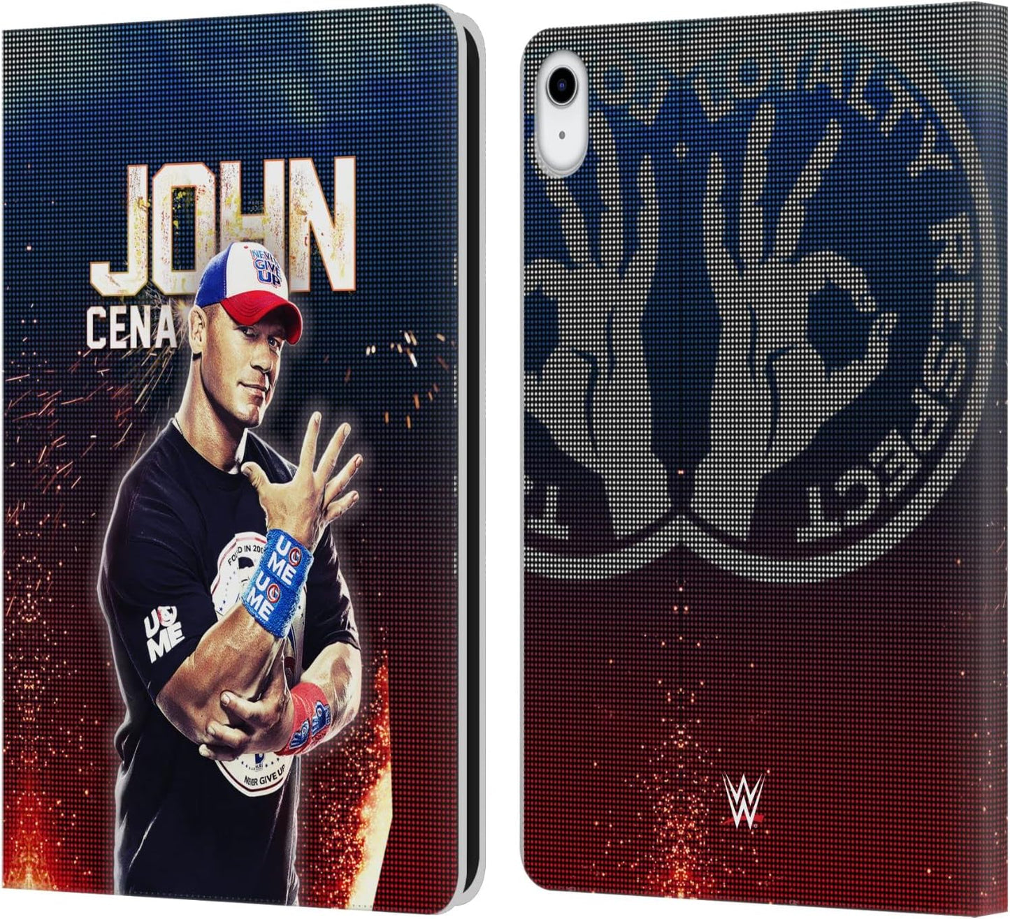 WWE John Cena Leather Wallet Case for iPad 10.9 2022/2025