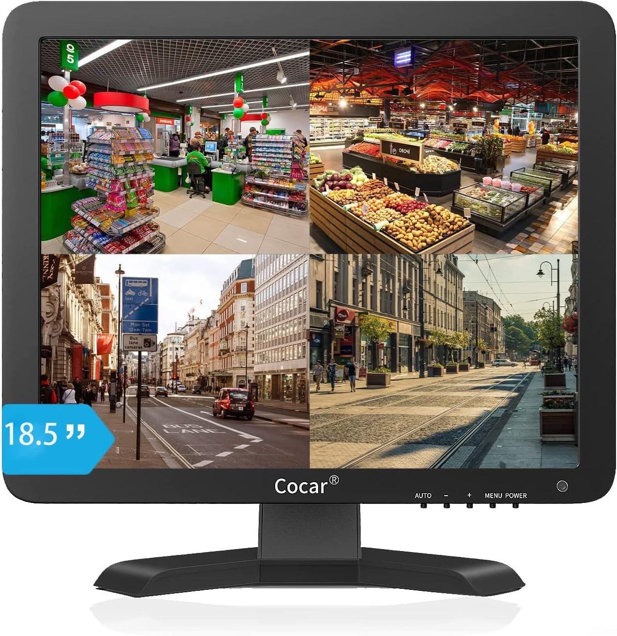 Cocar 18.5 CCTV Monitor - Secure Viewing Experience