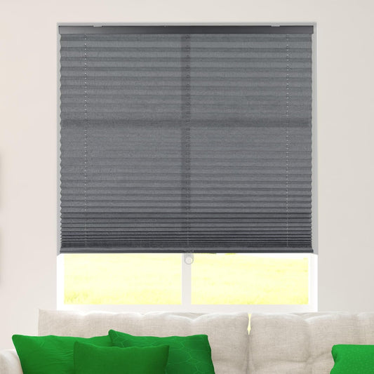 Calyx Interiors Pleated Fabric Window Shade, Cordless 36in W x 72in H