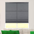 Pleated Fabric Window Shade 35in x 72in - Light Filtering Cordless