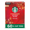 Starbucks K-Cup Holiday Blend Medium Roast Coffee Pods - 60 Pods