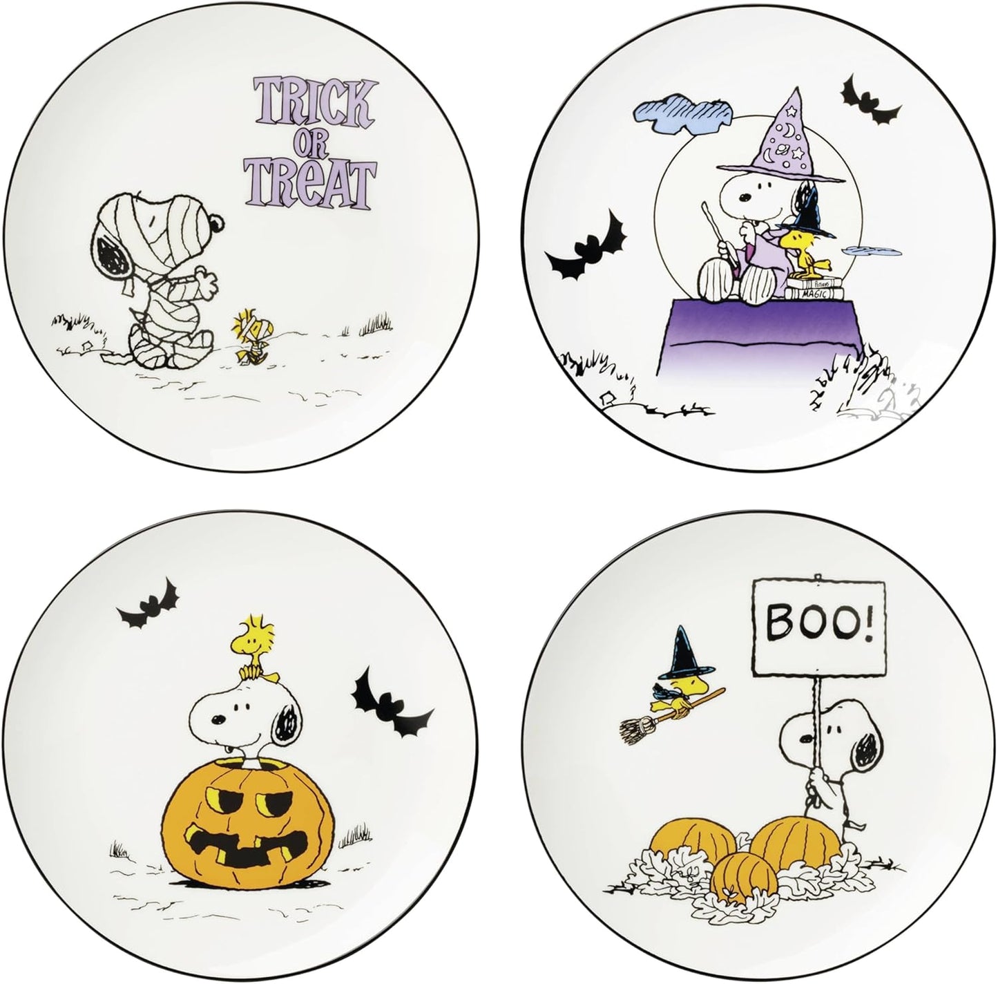 Lenox Dinnerware Set The Great Pumpkin Accent Plates Set of 4