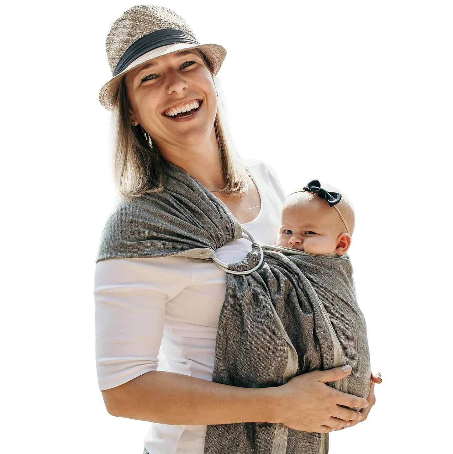 Ultra Soft Cotton Ring Sling - Perfect for 8-35 lb Babies!