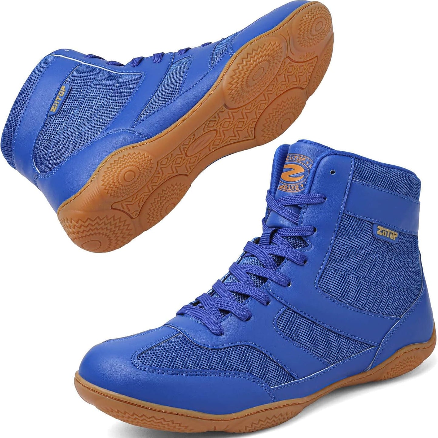 Wrestling Shoes for Men - High Top Fitness Powerlifting Gear