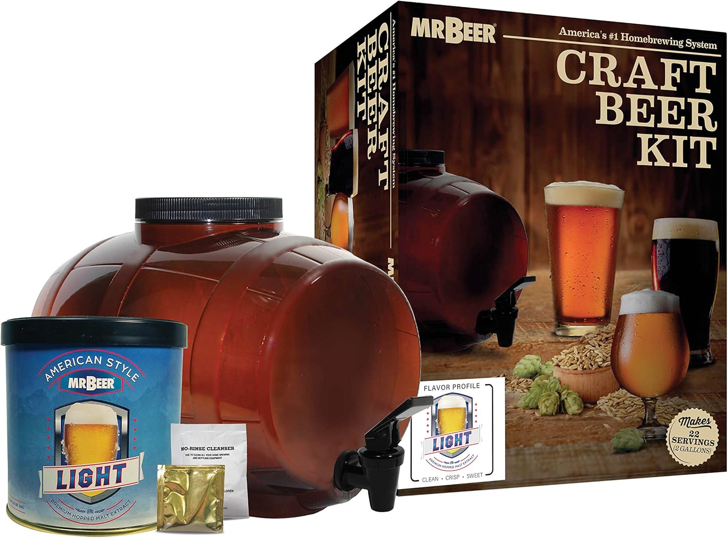 Craft Beer Making Kit for Beginners - Home Brew Set 2 Gallon