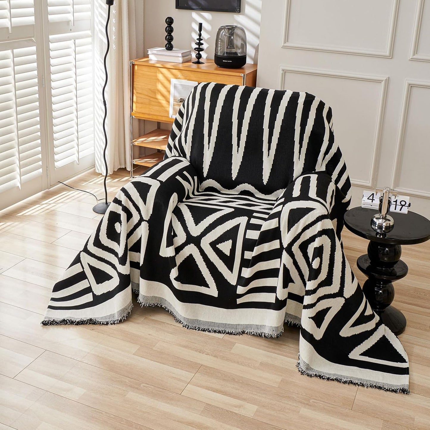 VClife Armchair Couch Cover - Boho Tribal Geometric Design