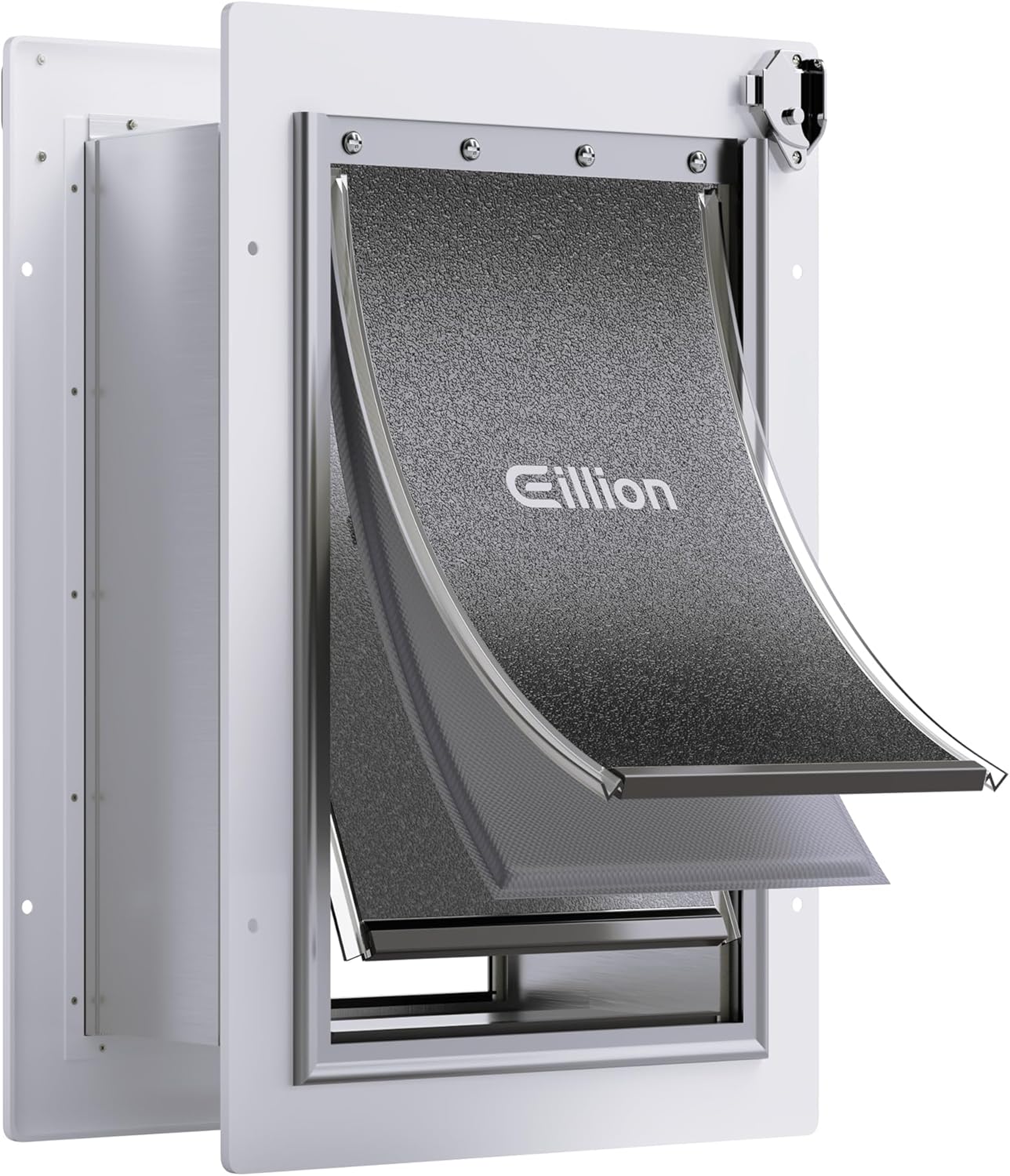 Medium Dog Door for Wall with Insulation and Metal Frame