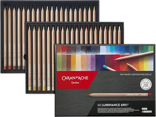 Caran d'Ache Luminance Colored Pencil Set of 40 Review