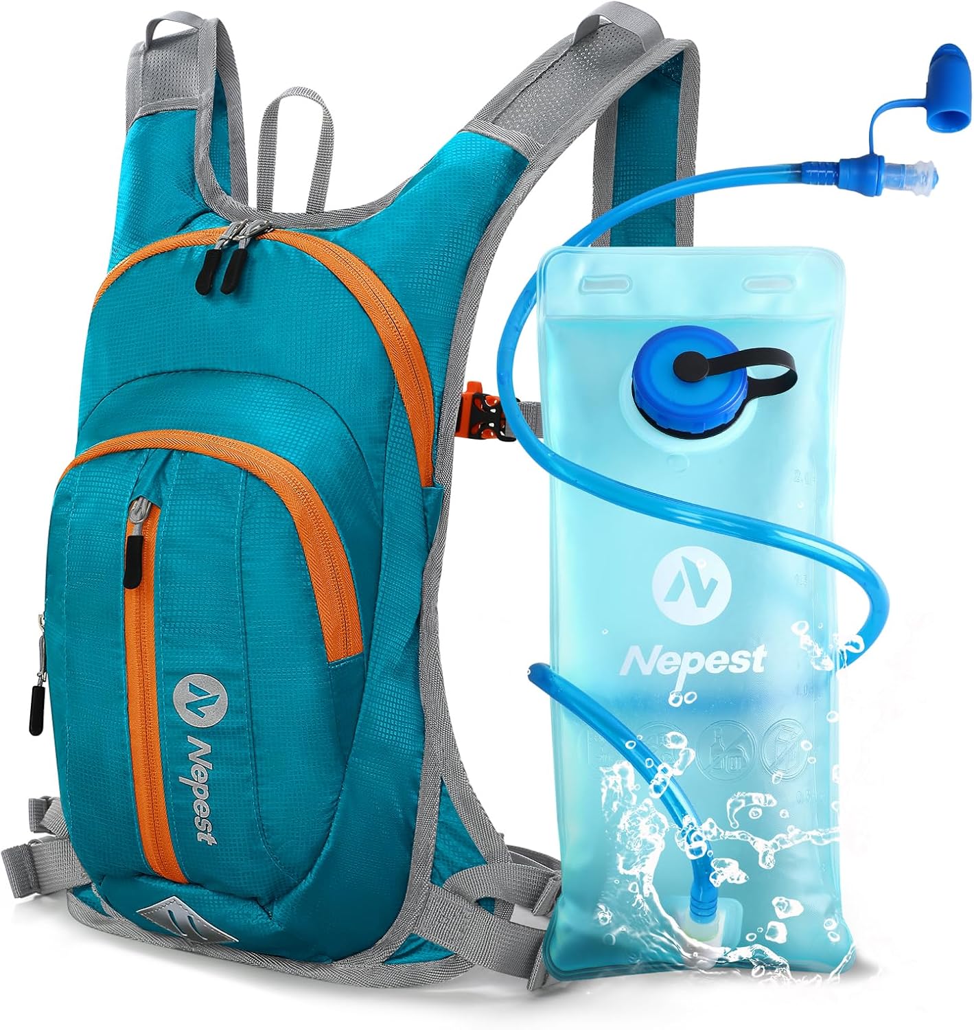 Nepest Hydration Pack Backpack for Hiking, Cycling, and Running