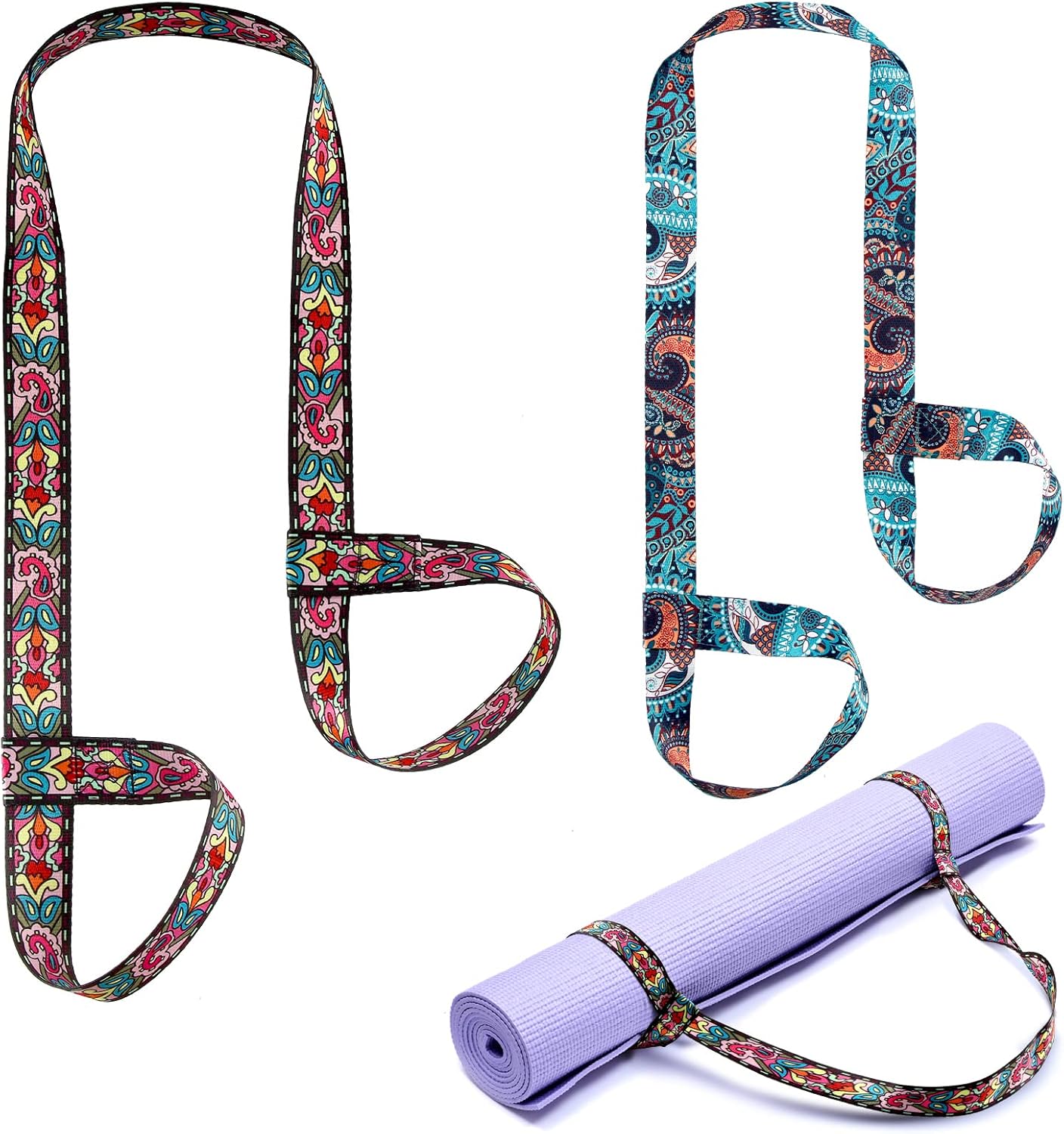 Adjustable Yoga Mat Sling - Easy Carrying