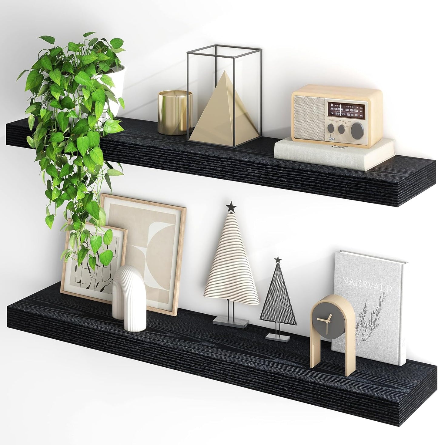Floating Shelves for Wall by Fun Memories - Stylish Storage Solution