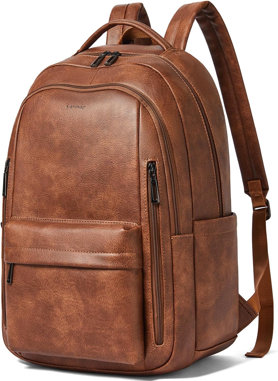30L Faux Leather Backpack Purse for Work and Travel Needs