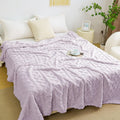 Aganear Fleece Plush Blanket Queen Size - Soft All-Season Throw
