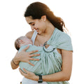 Nalakai Luxury Ring Sling Baby Carrier - Soft Linen Blend Comfort will