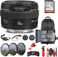 Canon EF 50mm f/1.4 USM Lens Bundle - Prime Lens Kit