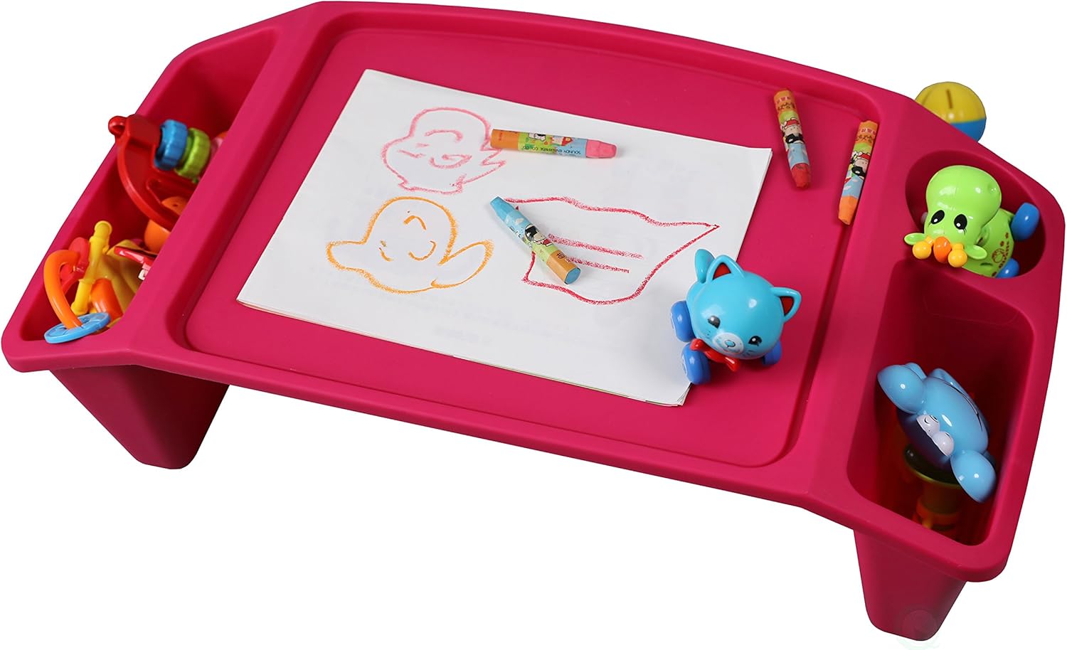 Kids Lap Desk Tray Set of 12 for Homework and Activities