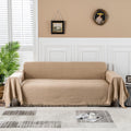 Sofa Covers for 2 Cushion Couch L Shape Sectional - Full Protection