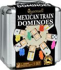 Mexican Train Dominoes Set with Wooden Hub - Double 12 Dominoes