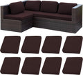 Stretchy Outdoor Cushion Covers Set of 8 for Patio Furniture